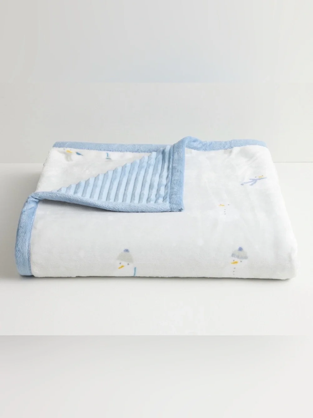 NWT - Cuddl Duds® Reversible Plush Ribbed Throw Blanket
